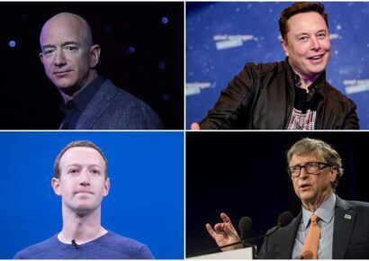 Bezos, Musk, y Zuckerberg encabezan lista de millonarios