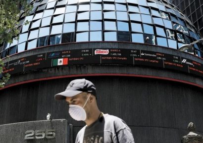 BMV pierde tras datos del Inegi sobre contracción del PIB