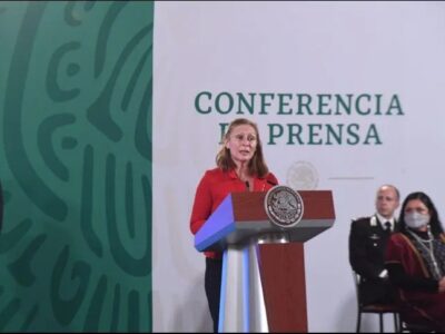 Tatiana Clouthier, secretaria de Economía, da positivo a COVID