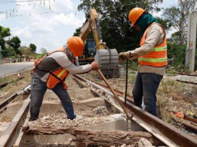 Obra de Tren Maya sigue, pese a suspensión de MIA